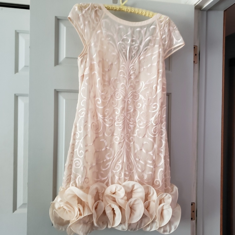 Jessica Simpson cream dress